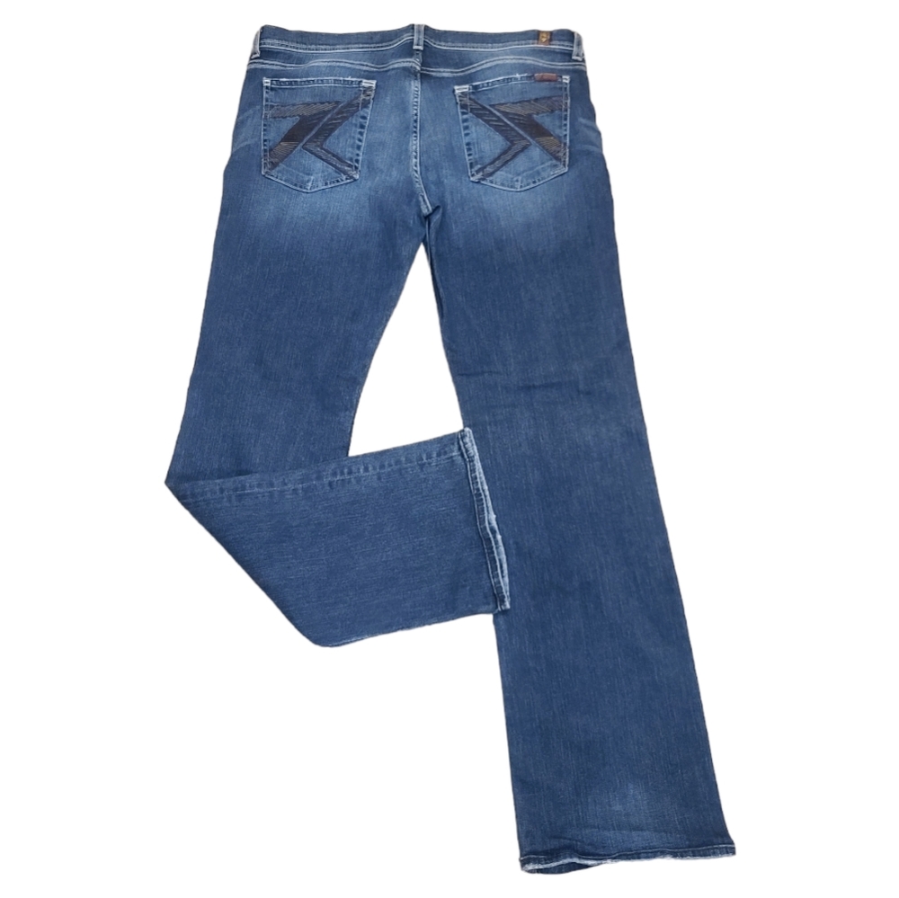 7 For All Mankind Jeans Women's Embroidered Flynt size 36